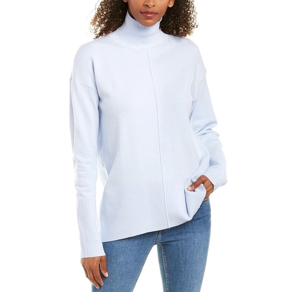 French Connection Sweaters - French Connection Baby Blue Turtleneck Sweater Medium